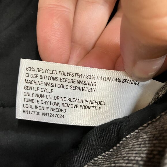 Goodfellow & Co Men's Gray Slim Fit Trousers Tapered Leg Woven Fabric Fly Button - Picture 5 of 15